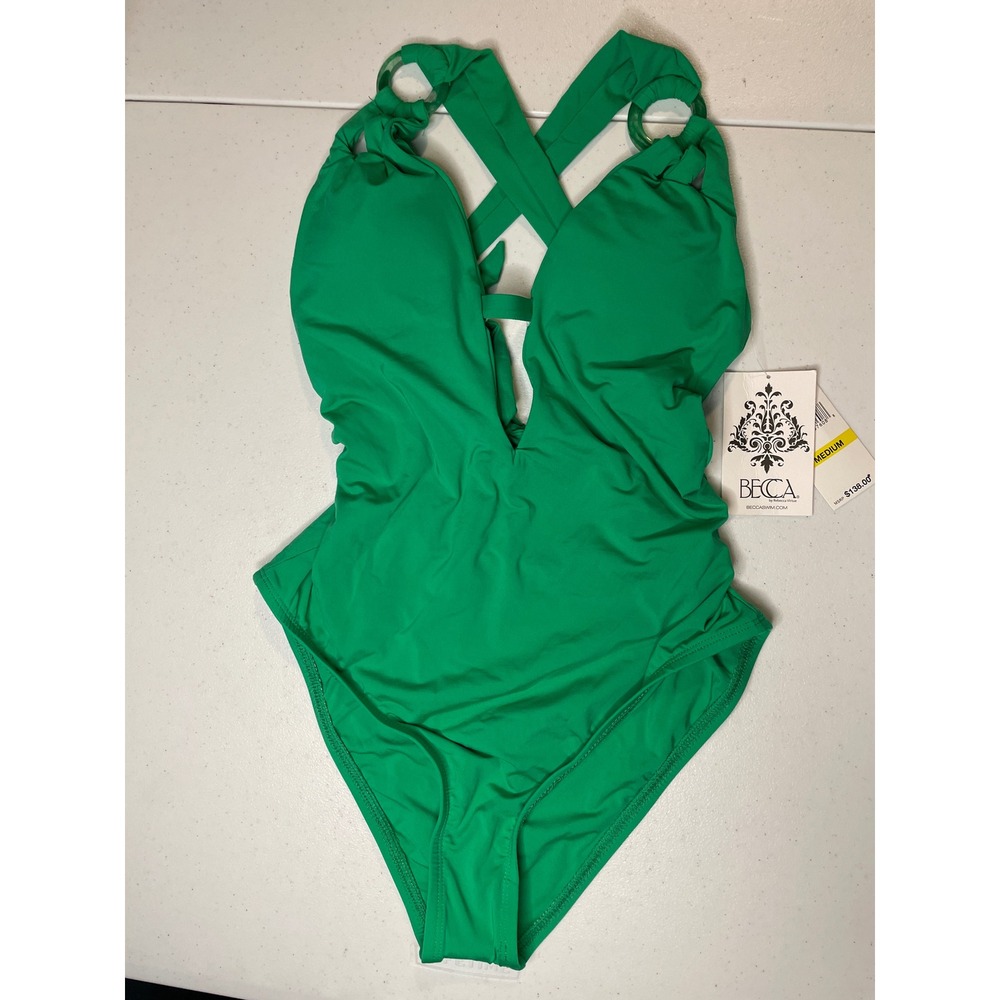Becca Women's Color Code One Piece Swimsuit, M